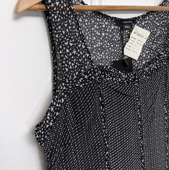 NWT Silk Caractère Silk Print Dress - Picture 9 of 16